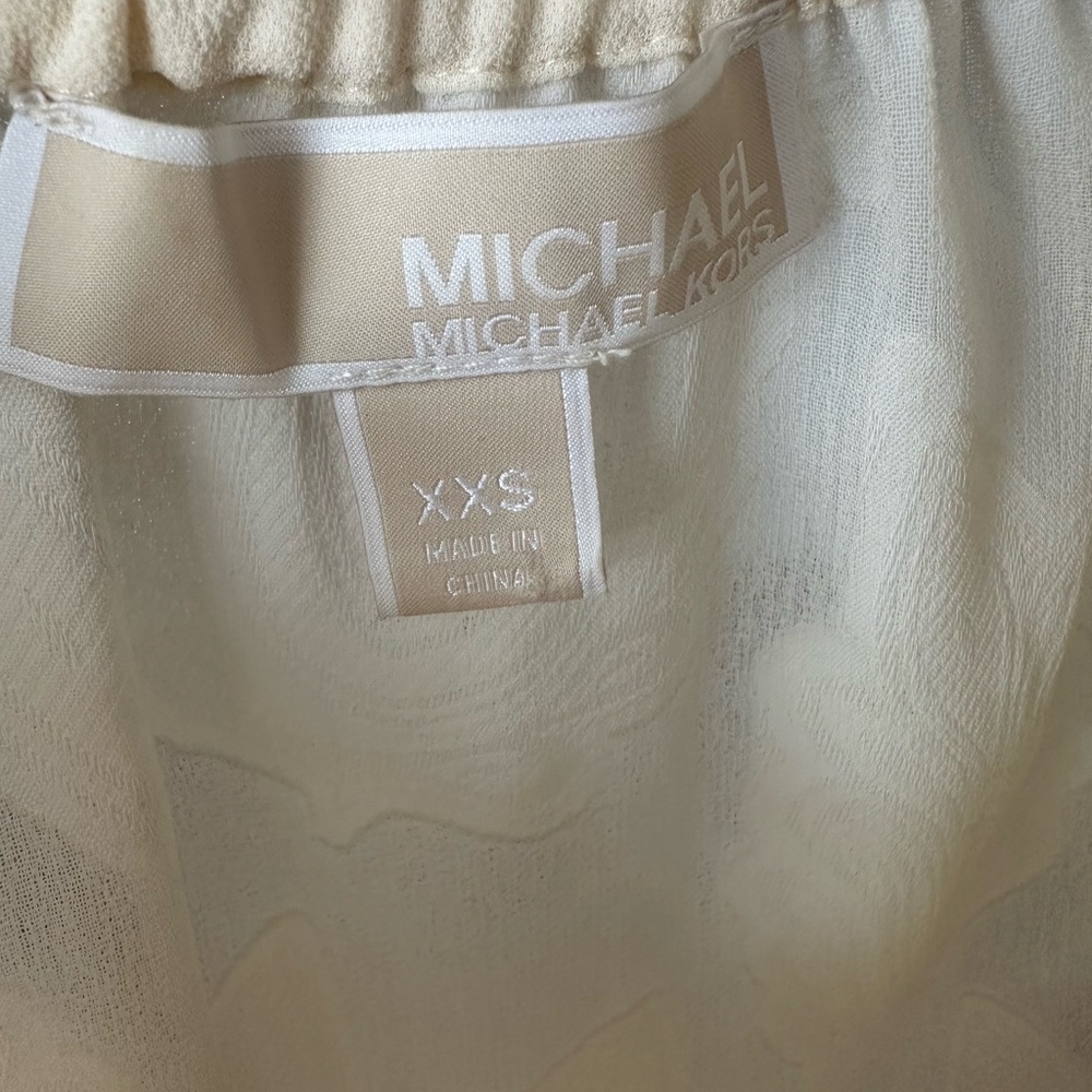 Michael Kors Cream Blouse - Picture 3 of 4